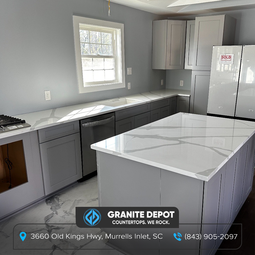 Marble and Quartz: The Elegant Duo at Granite Depot of Myrtle Beach