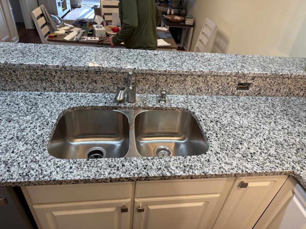 Luna Pearl countertops