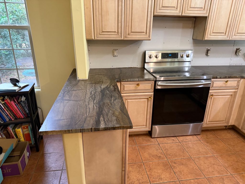 3cm Desert Shadow Leath countertops Myrtle Beach