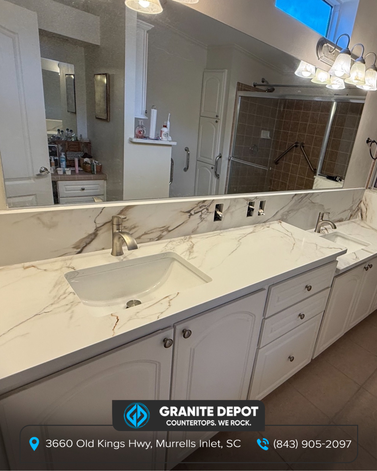 How Important Is Countertop Choice in Creating a Spa-Like Bathroom?